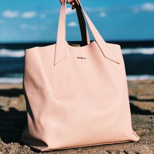 Large Furla Tote, blush color